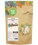 Wholefood Earth Toasted and Unsweetened Coconut Slices 500 g | GMO Free | Natural | High Fibre