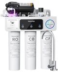 Waterdrop T3-C Tankless Reverse Osmosis System, NSF/ANSI 372 Certified, 8-Stage RO Water Filter, 450 GPD Tankless Water Filtration System, 2:1 Pure-to-Drain Ratio, BPA-Free, Power Connection Required