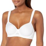 Bali Women's One Smooth U Ultra Light Minimizer Underwire Bra Df3490, White, 36C