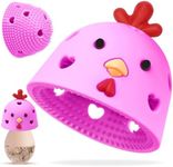 Silicone Egg Brush Cleaner, Egg Washer for Fresh Eggs, Egg Cleaner for Fresh Eggs, Egg Scrubber for Fresh Eggs, Reusable Cleaning Tools for Egg Washer (Pink)