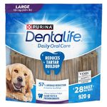 DentaLife Daily Oral Care Dog Treats for Large Breed Dogs - 920 g Pouch (1 Pack)