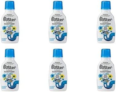 Buster 6 Pack 300g Eucalyptus Foaming Sanitiser Granules, 1800 grams, Pack of 6