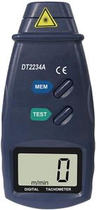 Digital Tachometer Handheld Photo Laser Tachometer Non Contact Digital Tach Meter RPM Meter