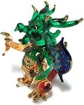 MINIATURE DRAGON HAND BLOWN GLASS ART DRAGON FIGURINE ANIMALS GLASS BLOWN FBA