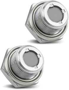 Rear Axle Housing Drain Plug Fit for Toyota Tacoma 4Runner Tundra RAV4 Highlander Corolla Camry Sienna, Fit for Lexus RX 350/ GX 460, Magnetic Drain Plug Replacement 90341-18057, 2PCS