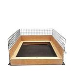 P Dot Wolf Dog Play Pen - Heavy Duty, Whelping Box/Pen for Puppies, Dog Fence, Puppy Play Pen, Cat, & Small Animal - Pet Exercise Playpen, Dog Playpen, Dog Pen Indoor/Outdoor For Breeding Puppies