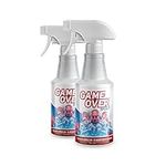 Game Over Sport 2 Pack - Biotech Odor Eliminator Spray - Made in Canada - For Feet Odor, Smelly Shoes, Clothes, Sport Equipment by Game Over Sport