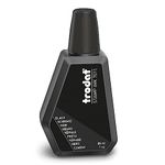 Trodat 7011 Stamp Pad Ink, 28ml, Black – for use with Trodat Stamp Pads 9051, 9072, 9052 and 9053