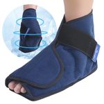 NEWGO Foot Ice Pack for Plantar Fasciitis, Achilles Tendon, Heel Spur, Ankle Ice Pack Wrap Reusable Gel Cold Pack for Feet Pain Relief