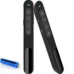 rts Laser Pointer, Professional Wireless Presenter Slide Changer Remote Clicker for Presentation, RF 2.4GHz USB Power Point Remote Control Pen,PPT Controller for Mac Computer Laptop Teacher Student