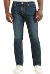 GUESS Men's Eco Slim Straight Jeans, Blue Guitar, 32W x 32L