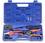 iCrimp Solar Crimping Tool Kit for Solar Panel Installation, All in One Solar Tool Set with Solar Crimper, Wire Cutter, Wire Stripper and Solar Connector Spanners