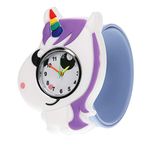 Stands Out, Supplying Outstanding Gifts Wacky Watch Unicorn Animal Design Slapwatch Fast Fit Kids Childrens Silicone Watch Band Learn to Tell The Time Unisex Instant Fit Any Size