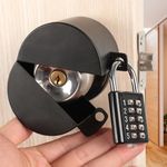 Door Handle/Knob Lock Out Device,Cover to Disable The Doorknob/Faucet/Valve, Prevents Turning and Operating of Door Knob and Access to Keyhole, (Password Hanging Lock)