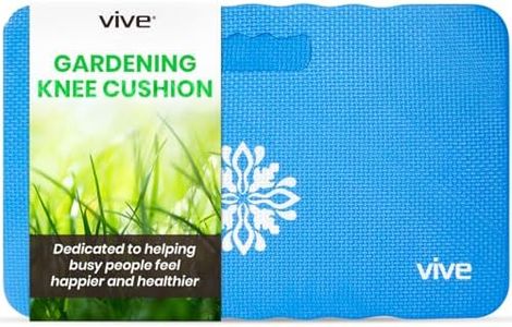 Vive Extra Thick Kneeling Pad for Gardening - Firm Waterproof Knee Mat for Work, Cleaning, Bathing Baby, or Hard Wood Floors - Foam Kneeler for Yoga, Exercise - Great Garden Supplies & Accessories