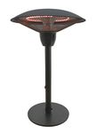 Westinghouse Table Top Outdoor Electric Patio Heater with Aluminum Reflector, Water Resistant, Auto Shut Off Tip Over Switch & Overheat Protection, Infrared Heater for Balcony, Backyard, Deck, & More