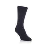 World's Softest Men's Classic Crew Sock,Navy,X-Large