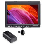 FEELWORLD FW759 7 Inch DSLR Camera Field Monitor with F550 2200mAh Battery HD Video Assist Slim IPS 1280x800 4K HDMI 1080p