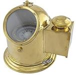 Nautical Ship/Boat Oil Lamp Floating Dial Binnacle Gimbled Compass Collectible Dunkirk War Marine Instruments