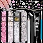 3D Nail Charms, Manicure Kit with N