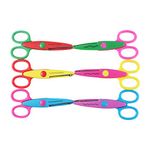 HIGHROCK 6 PCS Craft Scissors Decorative Edge Scissor Set, Zig Zag Scissors Scissors for Crafting, Pattern Scissors