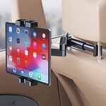 Tablet Holder for Car,ipad Car Holder Back Seat,Road Trip Essentials for Kids or Adults,Suitable for 4-12.9" Devices, Adjustable Distance,Viewing Angle,Rotating Screen