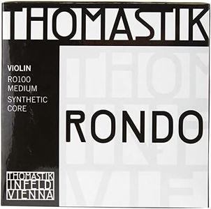 Thomastik Violin String RONDO (RO01, RO02, RO03A, RO04, 4) Set of 4 Types, Medium Tension RO100