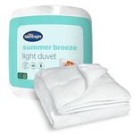 Silentnight Summer Breeze 2.5 Tog Double Duvet - Lightweight Low Tog Summer Duvet Quilt Ideal for Warm Nights and Hot Sleepers - Hypoallergenic and Machine Washable - Double - 200x200cm