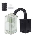 BlueDate Desktop smoke Air Purifier & Fume Extractor compatible with Xtool F1，F2，F1 lite,M1 Laser Engraver, 6-Stage Filtration H13 HEPA Filter Air Purifier for Laser Engraver for Wood and Metal