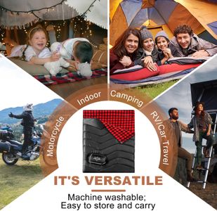 XL Double Sleeping Bag for Adults – Queen Size, Flannel, Waterproof, All-Season