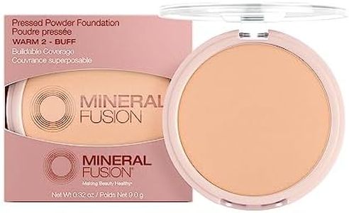 Mineral Fusion Pressed Powder Foundation - 02 Warm by Mineral Fusion for Women - 0.32 oz Foundation, 9.4600000000000009 millilitre