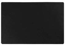 KimTin Extra Large Mulitpurpose Silicone Placemat,Countertop Protector, Kitchen Counter Mat, Table Mat, Heat Resistant, Washable, Non Slip…… (23.6 x 15.8 inch, Black-1pcs)