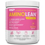 AminoLean Pre Workout Powder, Amino Energy & Weight Management with Vegan BCAA Amino Acids, Natural Caffeine, Preworkout Boost for Men & Women, 30 Serv, Pink Lemonade