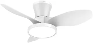 ocioc Quiet Ceiling Fan with LED Li