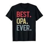Mens Best Opa Ever Vintage Father's