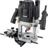 Trend T8 1/2 Inch Dual-Mode Plunge Workshop Router, Engineered for Both Hand-held and Router Table use, 2200 W, 240 V, Black, T8EK