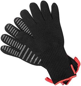 Barbecook gants barbecue de luxe, gants grill, barbecook accessoires, noir, 33cm