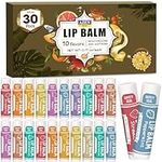 AZEN 30 Pack Lip Balm, Natural Lip 