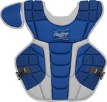 Rawlings Mach Intermediate NOCSAE Baseball Catcher's Chest Protector, Royal