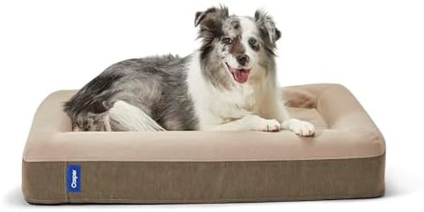 Casper Dog Bed, Plush Memory Foam, Small, Sand