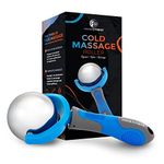 Cold Massage Roller Ball | Cold Therapy | Ice Roller Ball with Handle | cryo Stick | Relieve Muscle Pain (Blue)