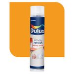 Dulux Simply Refresh Spray Paint | DIY, Quick Drying with Gloss finish for Metal, Wood, and Walls - 400ML (Golden_Yellow)