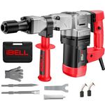 iBELL DH10-78 Heavy Duty Demolition Hammer – 6Kg, 1150W Copper Armature Motor, 17mm HEX Chuck, 10J Impact Energy, 4100 BPM – Heavy Duty Concrete & Masonry Breaker – 6 Months Warranty
