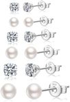 JEMARA Silver Stud Earrings for Wom