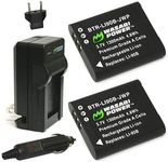 Wasabi Power Battery (2-Pack) and Charger for Olympus LI-90B, LI-92B and Olympus SH-1, SH-50 iHS, SH-60, SP-100, SP-100EE, Tough TG-1 iHS, Tough TG-2 iHS, Tough TG-3, XZ-2 iHS