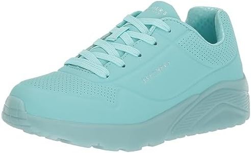 Skechers Kids Uno Ice Sneaker, Turquoise, US 2