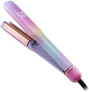 CHI Vibes Wave On Multifunctional Waver, Curling Iron Creates Long-Lasting Frizz-Free, Crimp-Style Waves & Loose Beachy Curls for All Hair Types