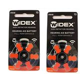 Widex hearing aid battery Size 13 (PR48) (2 Packets = 12 batteries)