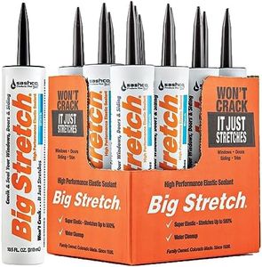 Sashco 10004 Big Stretch Caulk Black 10.5-ounce