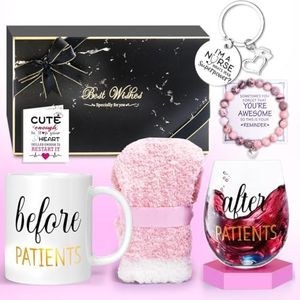 Before Patients, After Patients 11oz Coffee Mug and 18oz Wine Glass set Gifts Idea for Dentists, Doctors, Hygienists, Assistants, Physician, Nurse Graduation Gifts